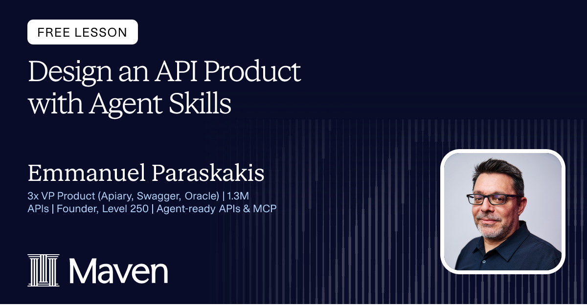 Design an API Product with Agent Skills cover image